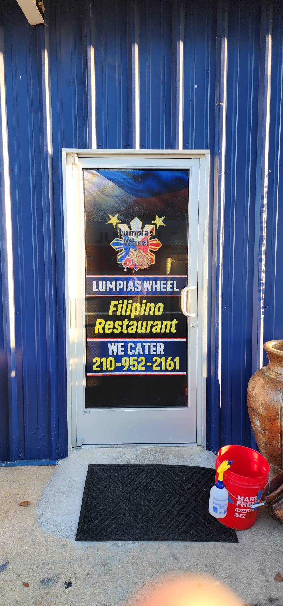 Lumpia rolls served with dipping sauce